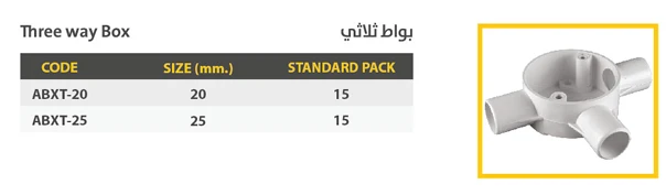 بواط ثلاثي UPVC